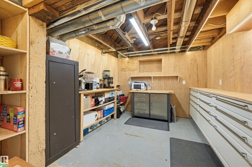 10813 74 Avenue, Edmonton, AB - Indoor Photo Showing Basement