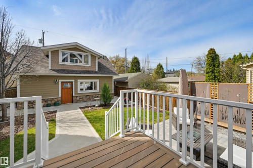 10813 74 Avenue, Edmonton, AB - Outdoor With Deck Patio Veranda