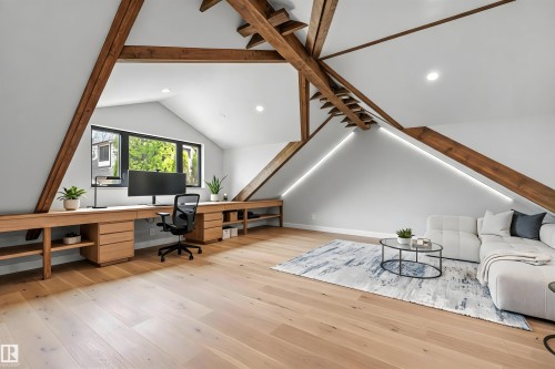 Virtual Rendering of a possible renovation - 10813 74 Avenue, Edmonton, AB - Indoor Photo Showing Office
