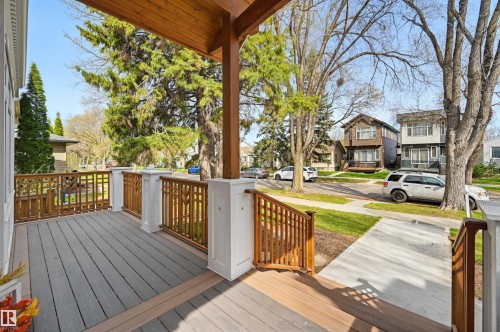 10813 74 Avenue, Edmonton, AB - Outdoor With Deck Patio Veranda With Exterior