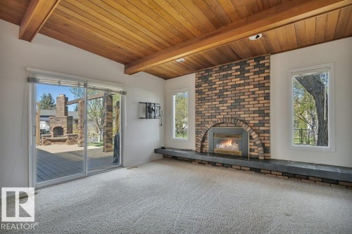 8808 41 Avenue, Edmonton, AB - Indoor With Fireplace