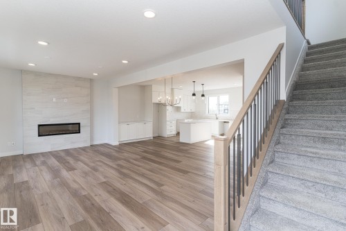 7135 May Crescent, Edmonton, AB - Indoor With Fireplace