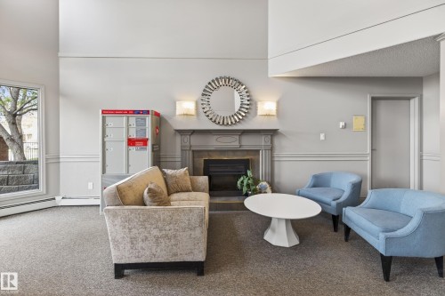 406 7839 96 Street, Edmonton, AB - Indoor With Fireplace
