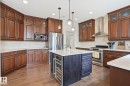 10 Verona Crescent, Spruce Grove, AB  - Indoor Photo Showing Kitchen With Upgraded Kitchen 