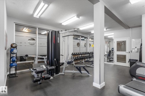 313 2590 Anderson Way, Edmonton, AB - Indoor Photo Showing Gym Room
