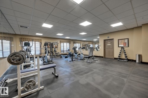 407 10303 111 Street, Edmonton, AB - Indoor Photo Showing Gym Room
