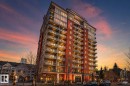 407 10303 111 Street, Edmonton, AB  - Outdoor With Balcony With Facade 
