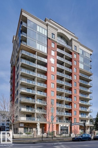 407 10303 111 Street, Edmonton, AB - Outdoor With Balcony With Facade