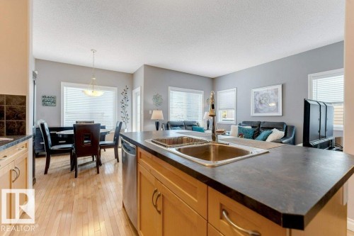 1523 Rutherford Road, Edmonton, AB - Indoor Photo Showing Kitchen With Double Sink