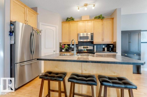 1523 Rutherford Road, Edmonton, AB - Indoor Photo Showing Kitchen With Stainless Steel Kitchen
