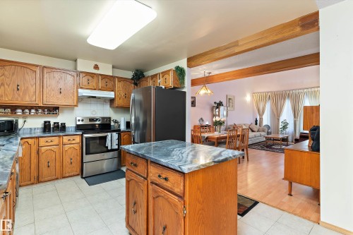 1863 104 Street, Edmonton, AB - Indoor Photo Showing Kitchen With Stainless Steel Kitchen