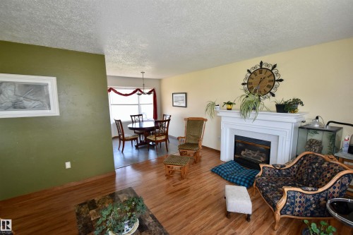 4126A 47 Avenue, St. Paul Town, AB - Indoor Photo Showing Living Room With Fireplace