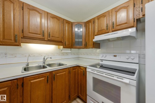 17310 Callingwood Road, Edmonton, AB - Indoor Photo Showing Kitchen With Double Sink