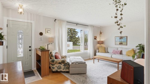 10651 61 Street, Edmonton, AB - Indoor Photo Showing Living Room