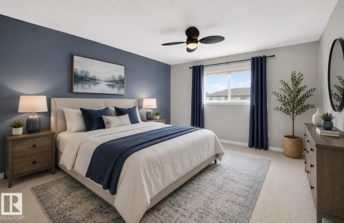 55 Keystone Crescent, Leduc, AB - Indoor Photo Showing Bedroom