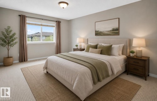 55 Keystone Crescent, Leduc, AB - Indoor Photo Showing Bedroom