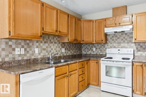 303 Twin Brooks Drive, Edmonton, AB - Indoor Photo Showing Kitchen With Double Sink