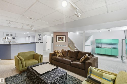 1116 111A Street, Edmonton, AB - Indoor Photo Showing Living Room