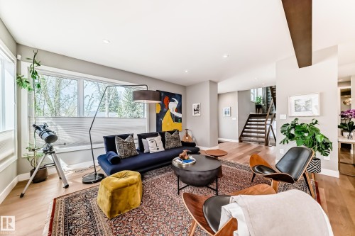 9235 148 Street, Edmonton, AB - Indoor Photo Showing Living Room