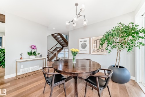 9235 148 Street, Edmonton, AB - Indoor Photo Showing Dining Room
