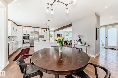 9235 148 Street, Edmonton, AB - Indoor Photo Showing Dining Room
