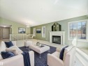 146 Oeming Road, Edmonton, AB  - Indoor Photo Showing Living Room With Fireplace 