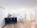 Open-concept living area with light wood-finish flooring - 135 7825 71 Street, Edmonton, AB  - Indoor Photo Showing Dining Room 