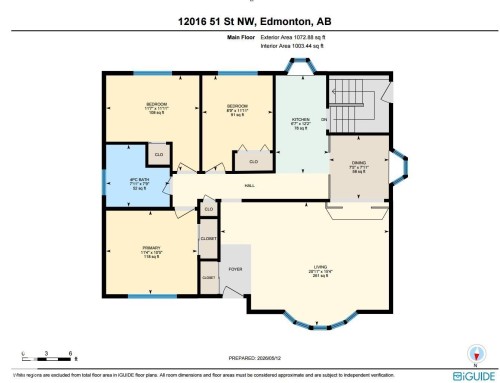 Floor plan - 12016 51 Street, Edmonton, AB - Other
