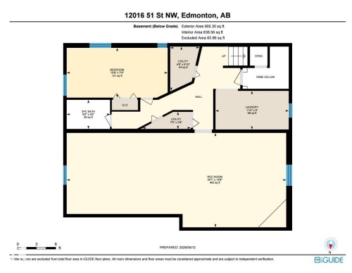 Floor plan - 12016 51 Street, Edmonton, AB - Other