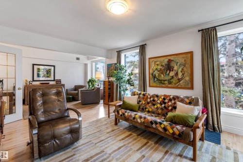 205 9131 99 Street, Edmonton, AB - Indoor Photo Showing Living Room