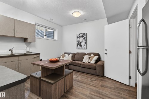 11904 45 Street, Edmonton, AB - Indoor Photo Showing Kitchen With Double Sink