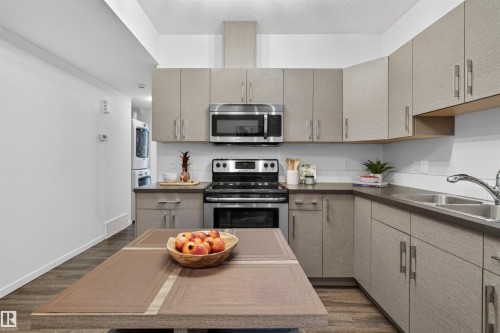 11904 45 Street, Edmonton, AB - Indoor Photo Showing Kitchen With Double Sink