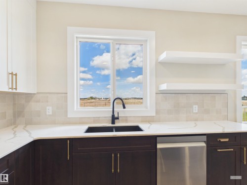 2010 Genesis Lane, Stony Plain, AB - Indoor Photo Showing Kitchen With Double Sink