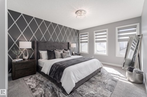 411 Watt Boulevard, Edmonton, AB - Indoor Photo Showing Bedroom
