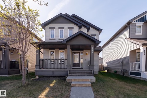 411 Watt Boulevard, Edmonton, AB - Outdoor With Deck Patio Veranda With Facade