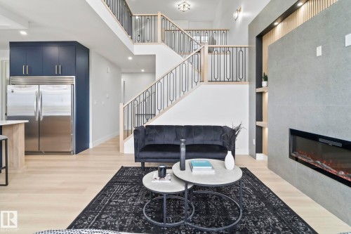 15728 9 Street, Edmonton, AB - Indoor With Fireplace