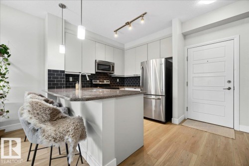 103 2590 Anderson Way, Edmonton, AB - Indoor Photo Showing Kitchen With Upgraded Kitchen