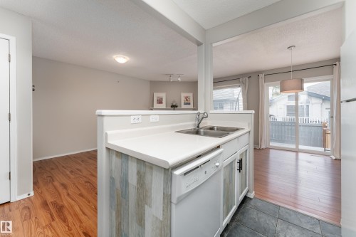 121 Bulyea Road, Edmonton, AB - Indoor Photo Showing Kitchen With Double Sink