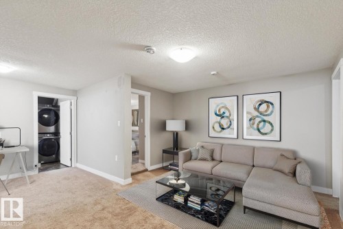 11451 48 Avenue, Edmonton, AB - Indoor Photo Showing Living Room