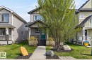 Two-story exterior with siding facade and dark trim accents - 108 Hewitt Circle, Spruce Grove, AB  - Outdoor 