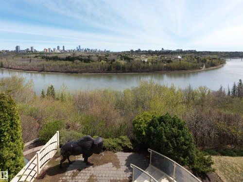 28 Riverside Crescent, Edmonton, AB - Outdoor With Body Of Water With View