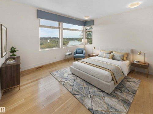 28 Riverside Crescent, Edmonton, AB - Indoor Photo Showing Bedroom