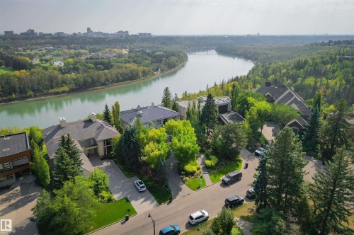 28 Riverside Crescent, Edmonton, AB - Outdoor With Body Of Water With View