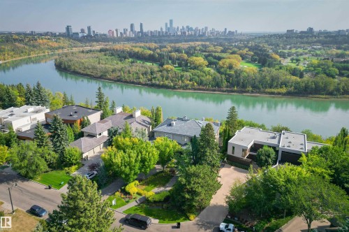 28 Riverside Crescent, Edmonton, AB - Outdoor With Body Of Water With View
