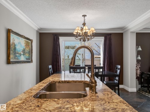 40 English Way, St. Albert, AB - Indoor Photo Showing Kitchen With Double Sink