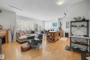 334 10023 110 Street, Edmonton, AB  - Indoor Photo Showing Living Room With Fireplace 