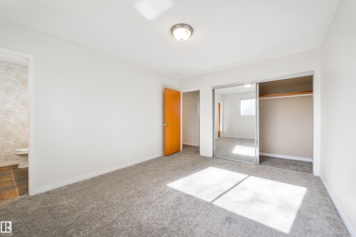 Light gray carpeted flooring paired with white walls - 6134 37A Avenue, Edmonton, AB 