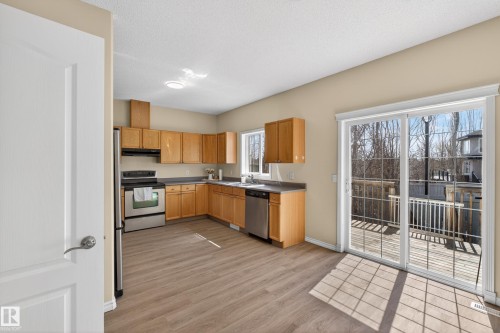 28 1780 Glastonbury Boulevard, Edmonton, AB - Indoor Photo Showing Kitchen With Double Sink
