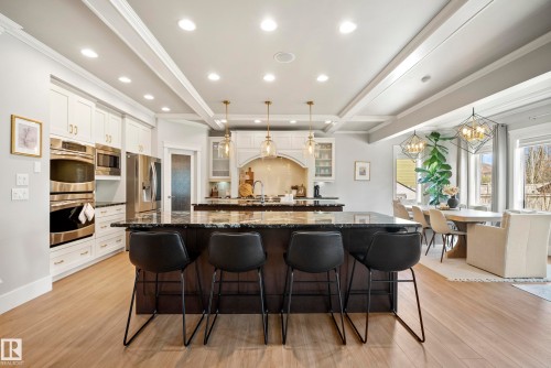 2551 Cameron Ravine Landing, Edmonton, AB - Indoor Photo Showing Kitchen With Upgraded Kitchen
