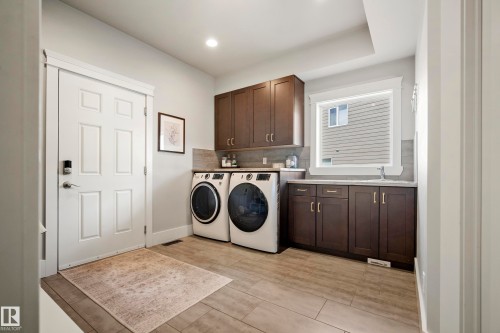 2551 Cameron Ravine Landing, Edmonton, AB - Indoor Photo Showing Laundry Room